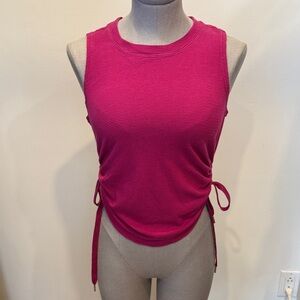 Calvin Klein Performance Magenta Tank Top with Side Ties